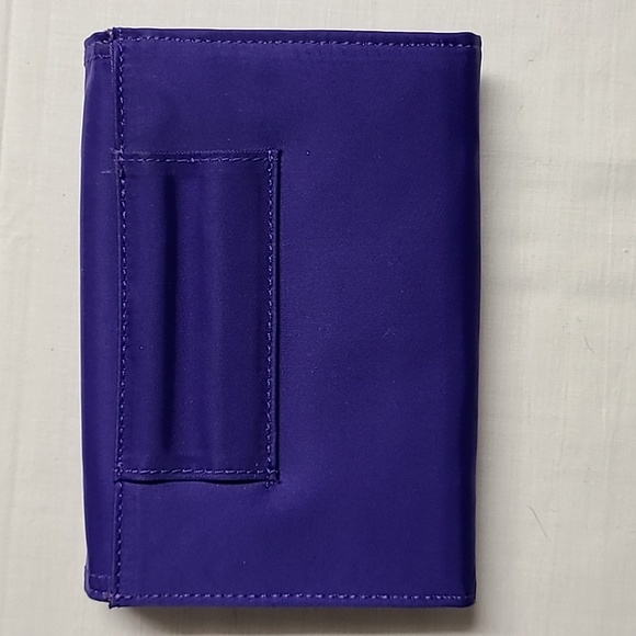 Liz Claiborne Wallet Removable Skinny Strap Purse Purple - Picture 7 of 7